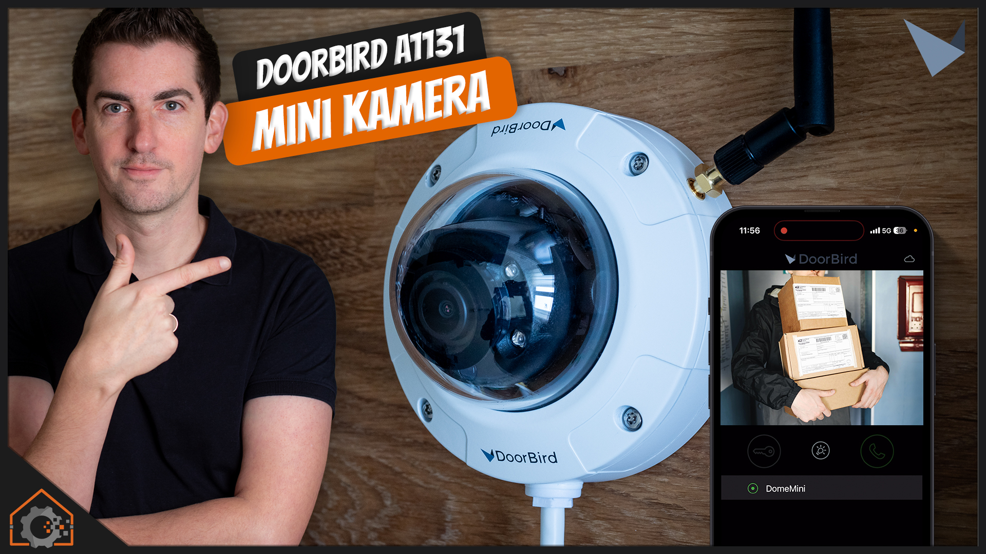 Doorbird Mini Dome Kamera im Test (A1131)