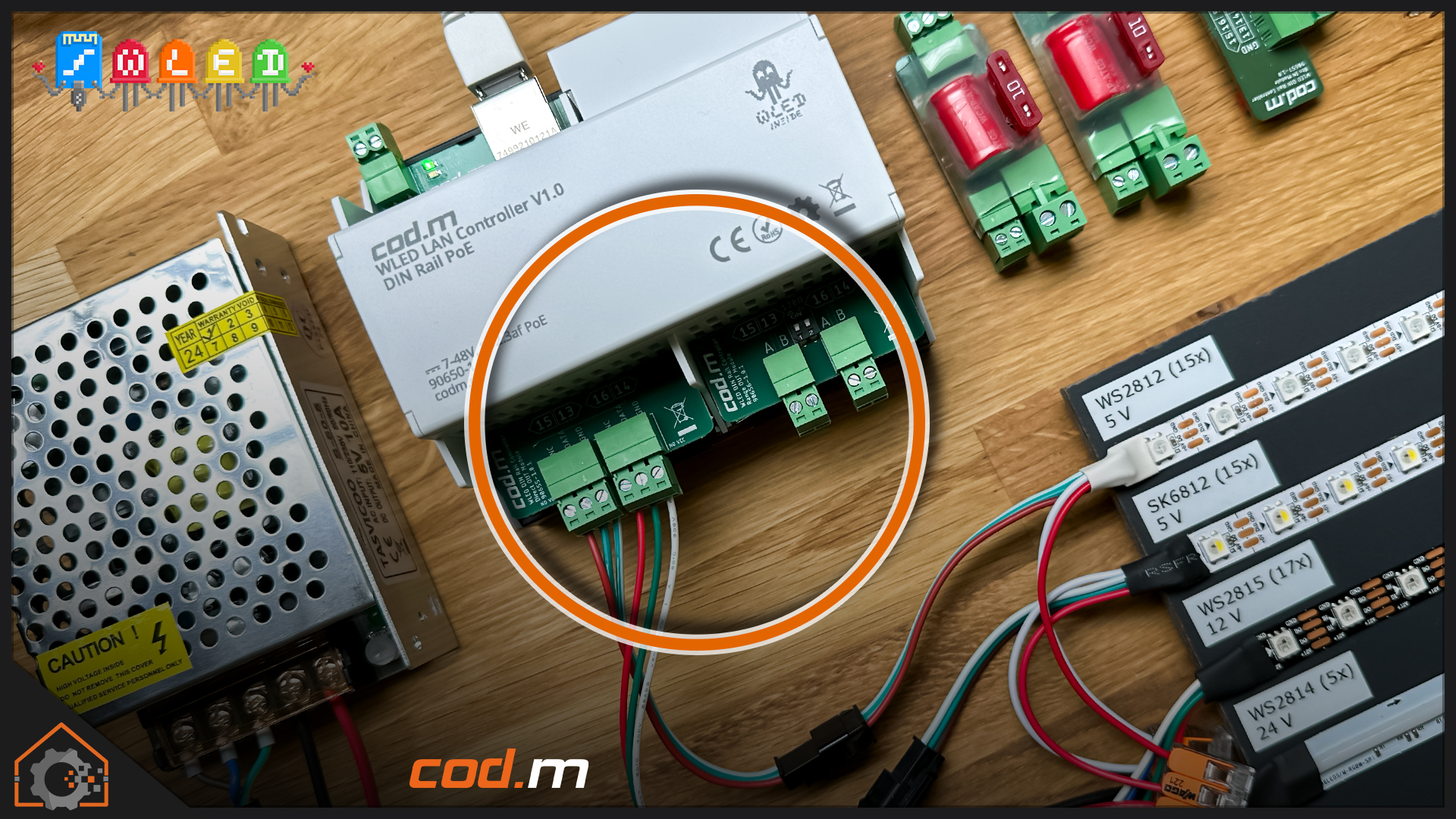 WLED LED-Controller für die Hutschiene